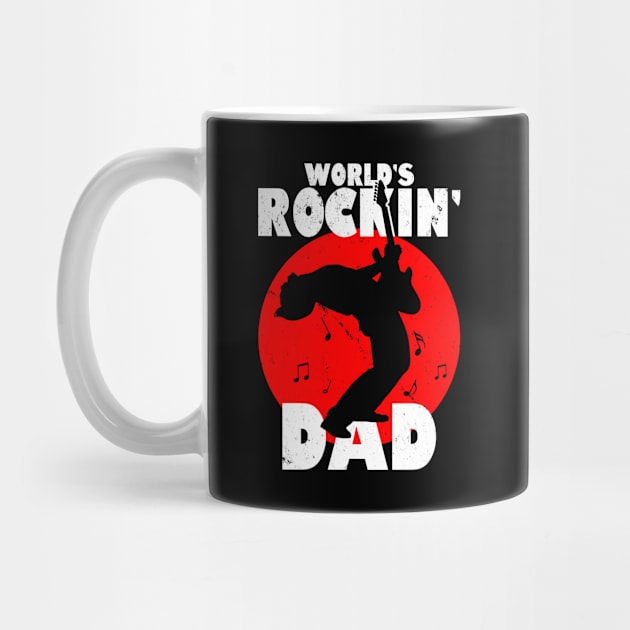 Rockin' Dad Best Dad Gift For Dads Fathers Uncle by BoggsNicolas